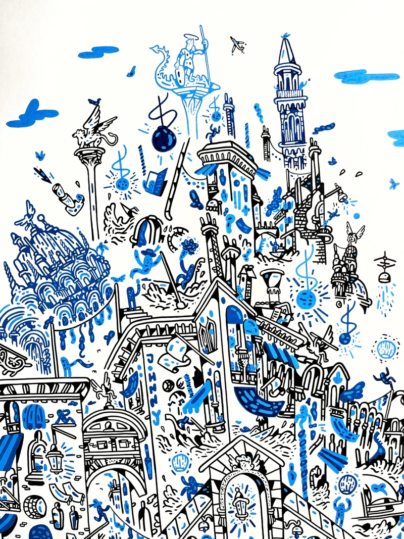 Venedig original - 108x77 cm