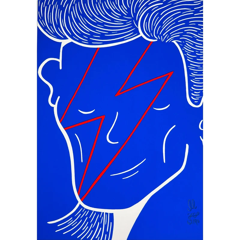 Bowie - A3 størrelse ⚡️