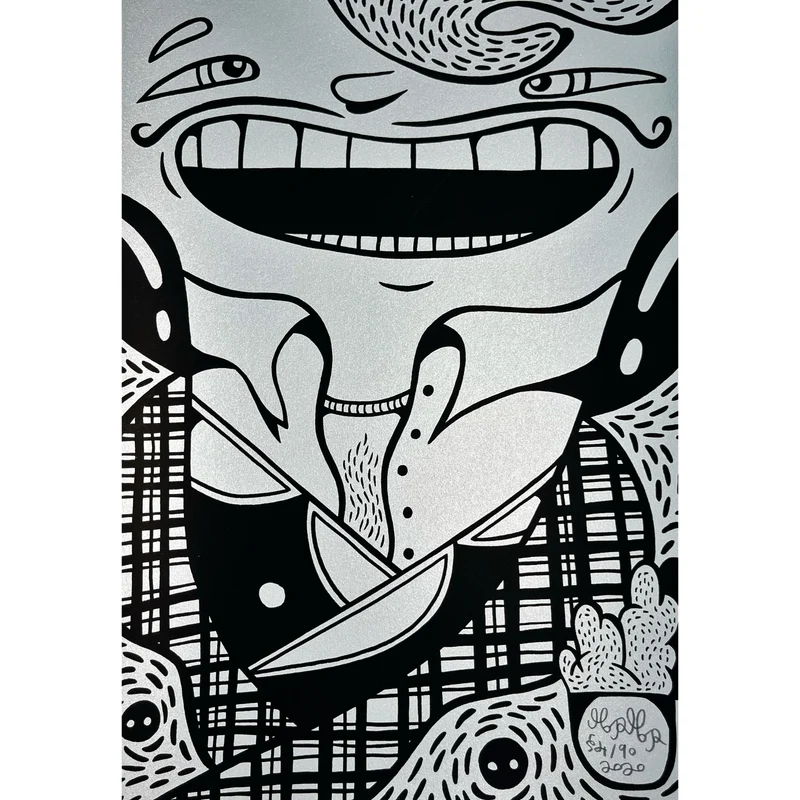Silver Gentleman - A3 størrelse