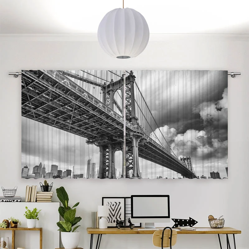 Vorhang Motiv "Brooklyn Bridge"