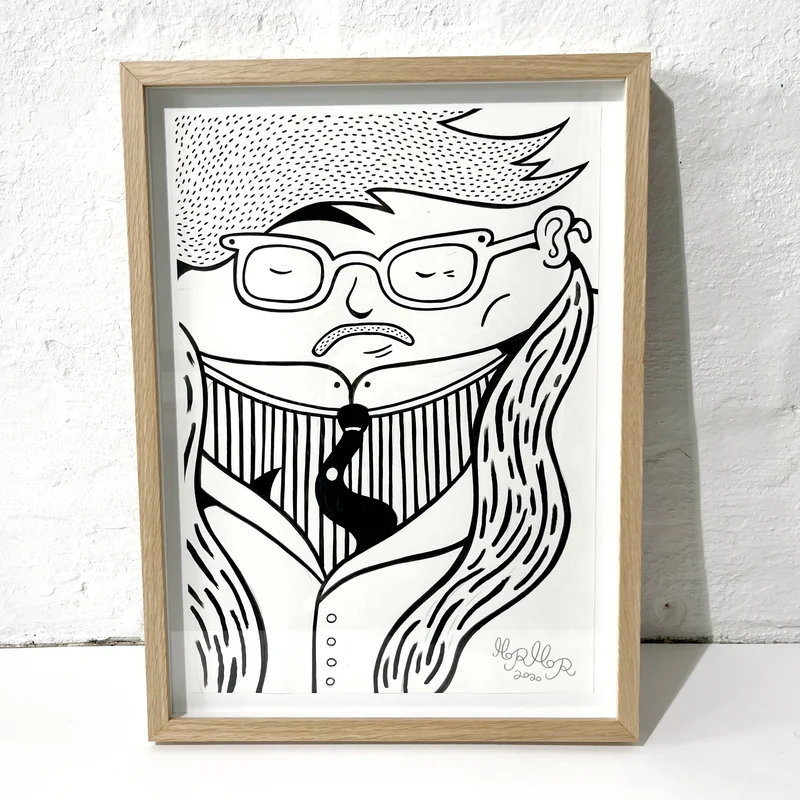 Engelsk Gentleman original - 47x35 cm