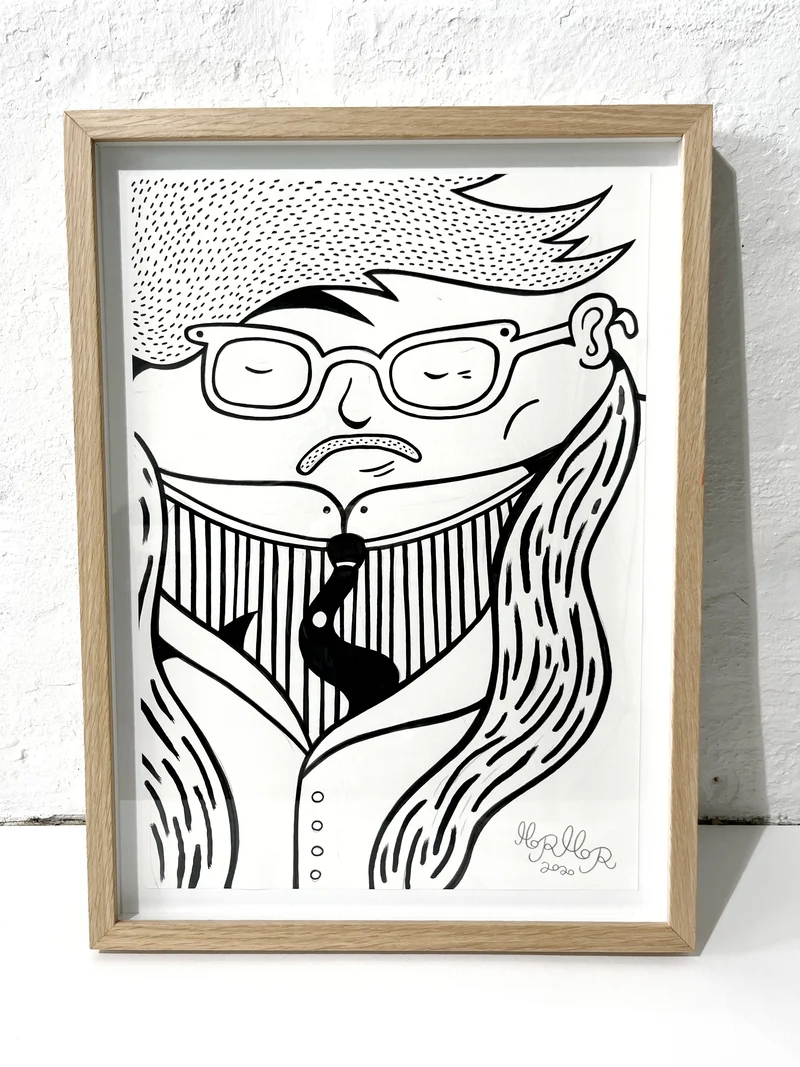 Engelsk Gentleman original - 47x35 cm