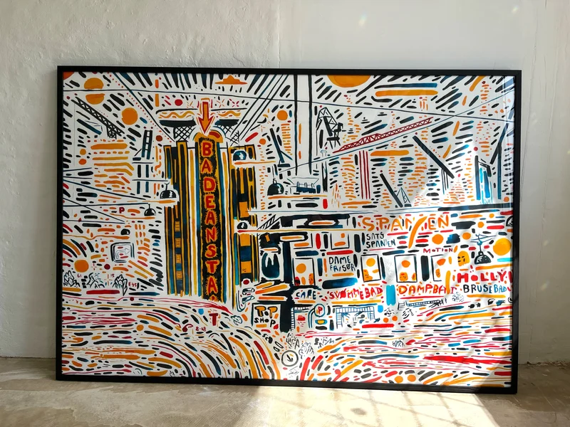 Spanien Svømmehal - 110x160 cm 🏊‍♂️