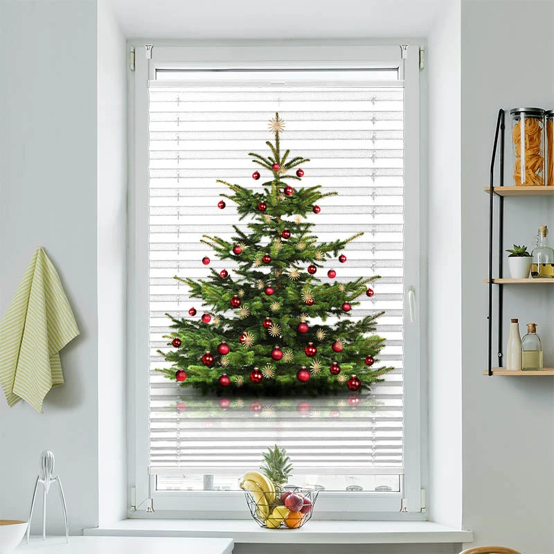 Wabenplissee Motiv "Weihnachtsbaum"