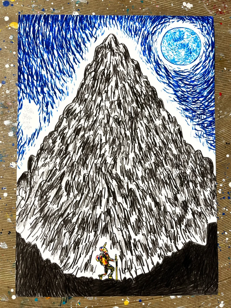 Meget populær! Frihed for Evigt ⛰️ - A3 format