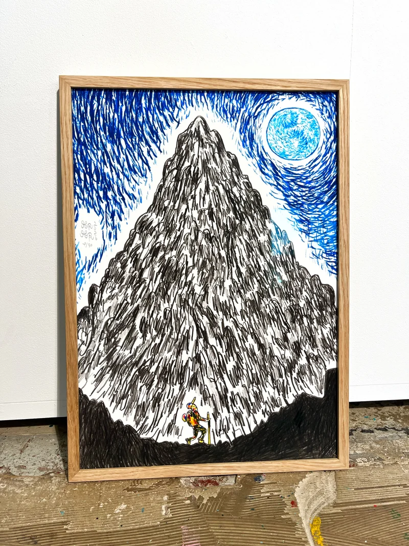 Meget populær! Frihed for Evigt ⛰️ - A3 format