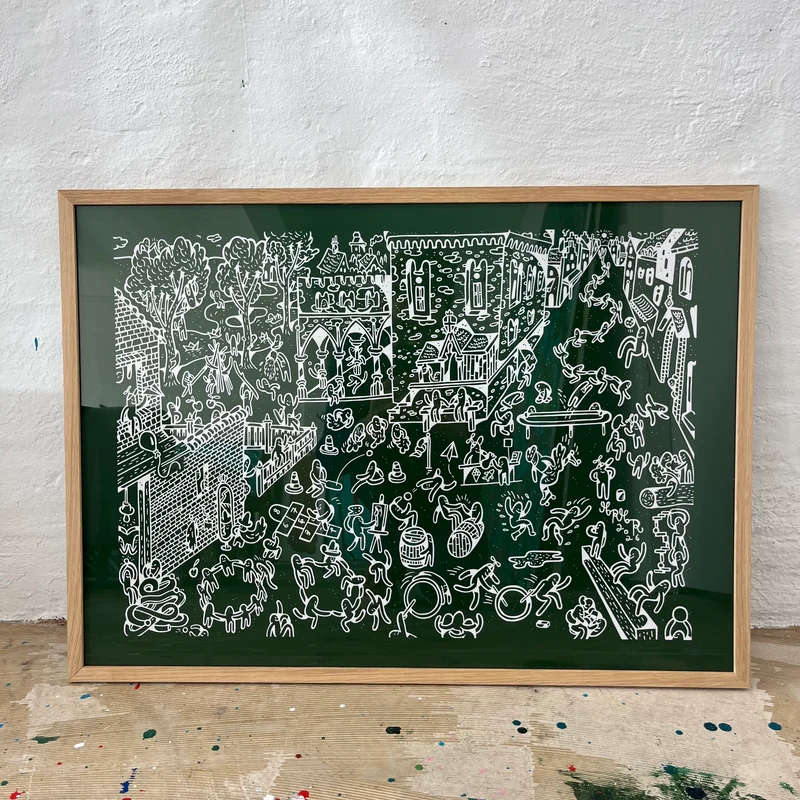 Legekortet - 50x70 cm
