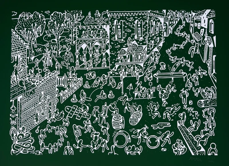 Legekortet - 50x70 cm
