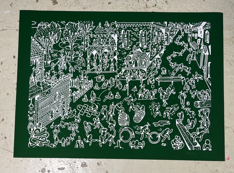 Legekortet - 50x70 cm