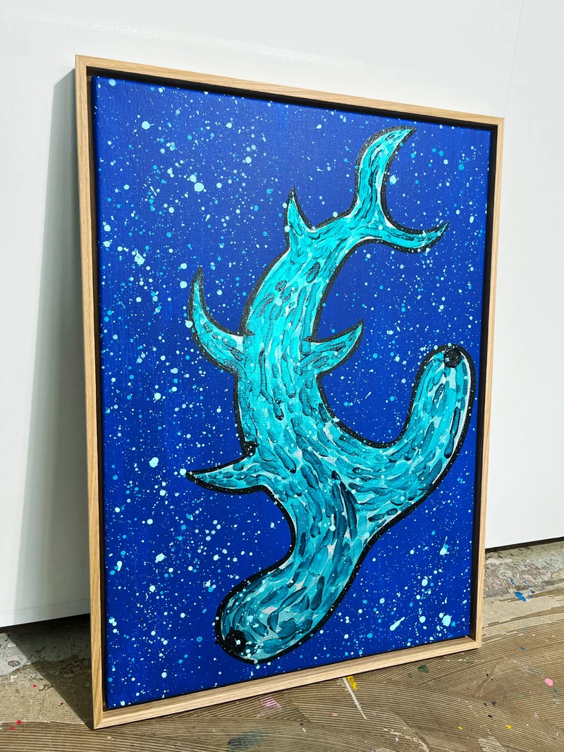 Under overfladen - 74x53cm
