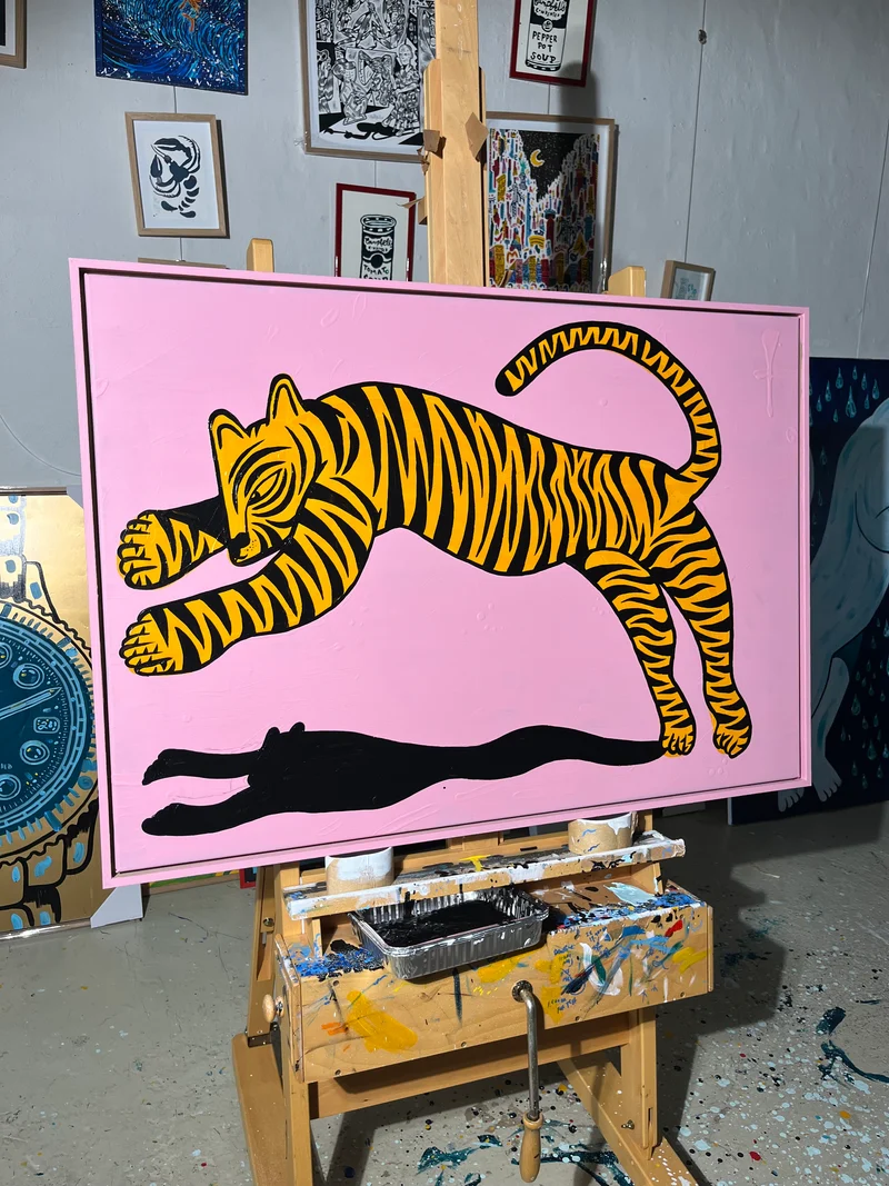 Spring ud i det! 72x104 cm