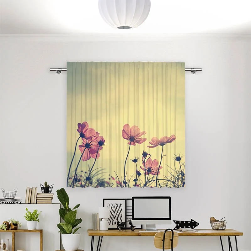 Vorhang Motiv "Vintage Blumen"