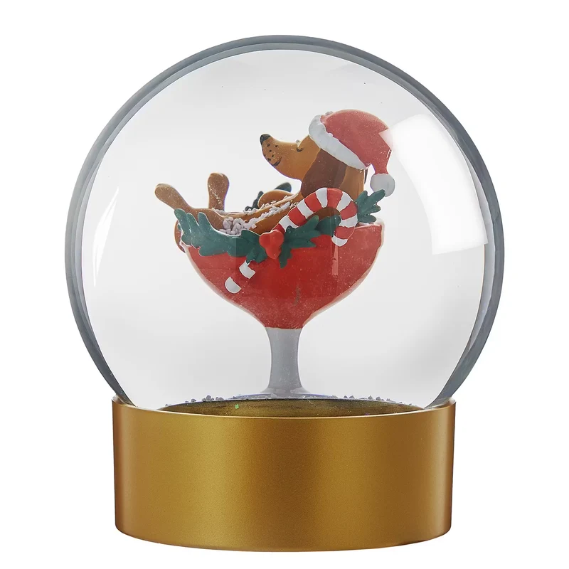 CELEBRATE X-MAS Schneekugel Hund