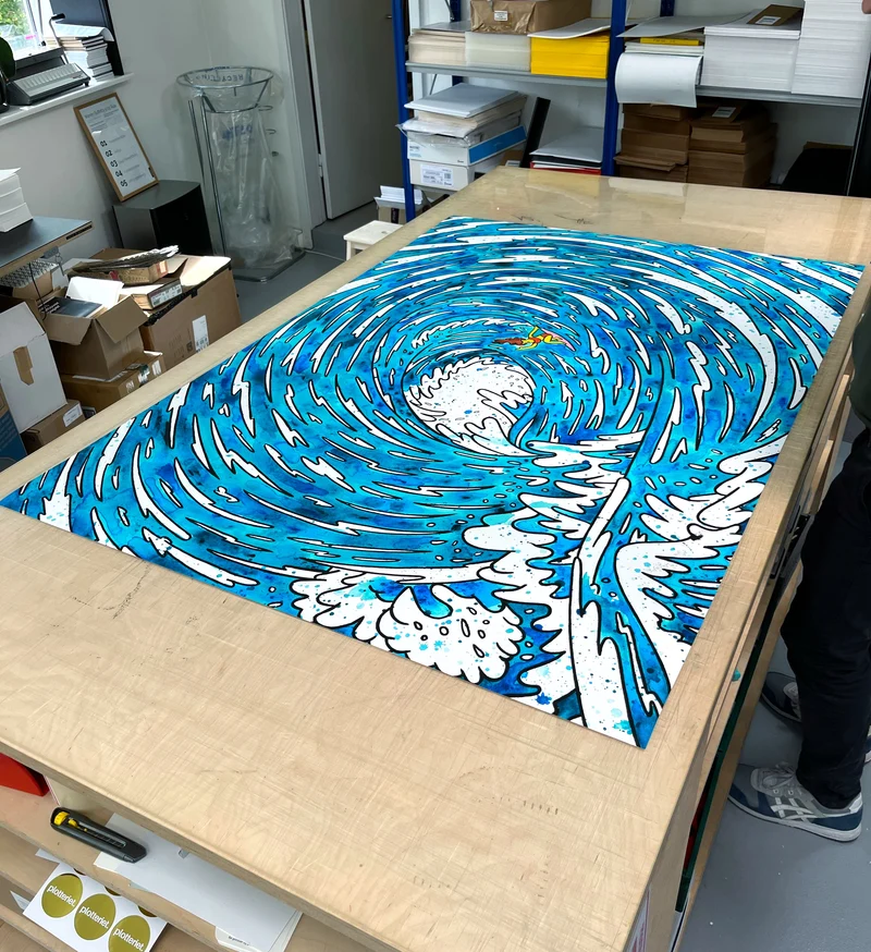 Surfer Girl - 110x160 cm 🏄‍♀️