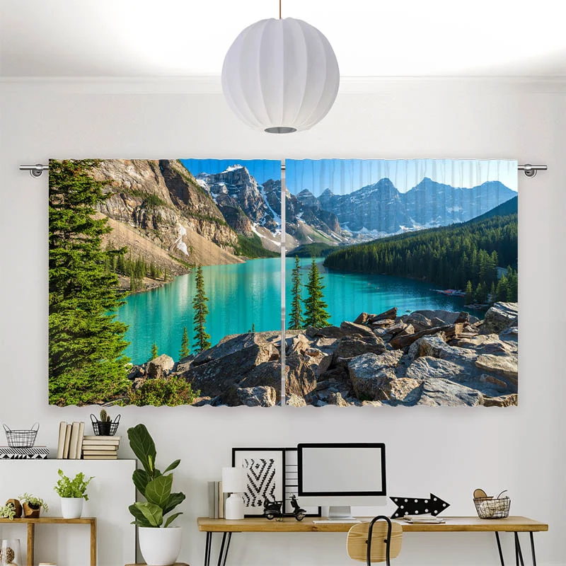 Vorhang Motiv "Rocky Mountains Canada"
