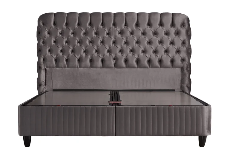 BSS FLUFFY Boxspringbett Set| Matratze H3 | Box und Kopfteil