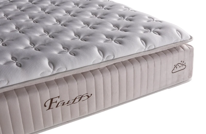BSS FLUFFY Boxspringbett Set| Matratze H3 | Box und Kopfteil