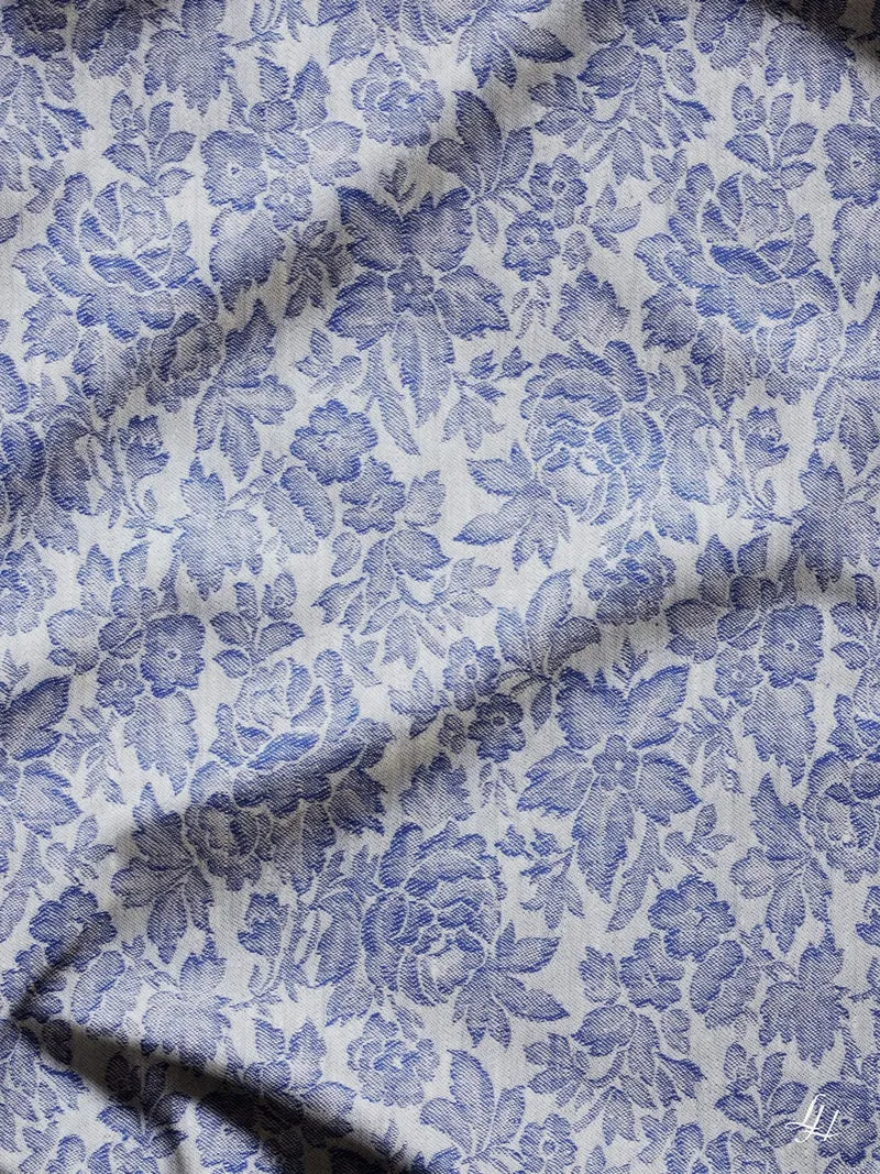 Tischläufer Reinleinen-Damast Röschen