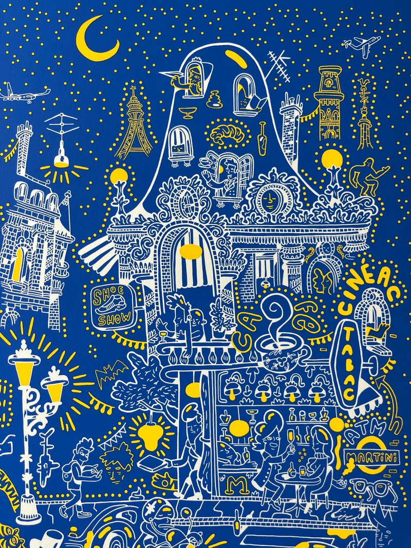 Populær! Indrammet Paris - 47x35 cm 🇫🇷