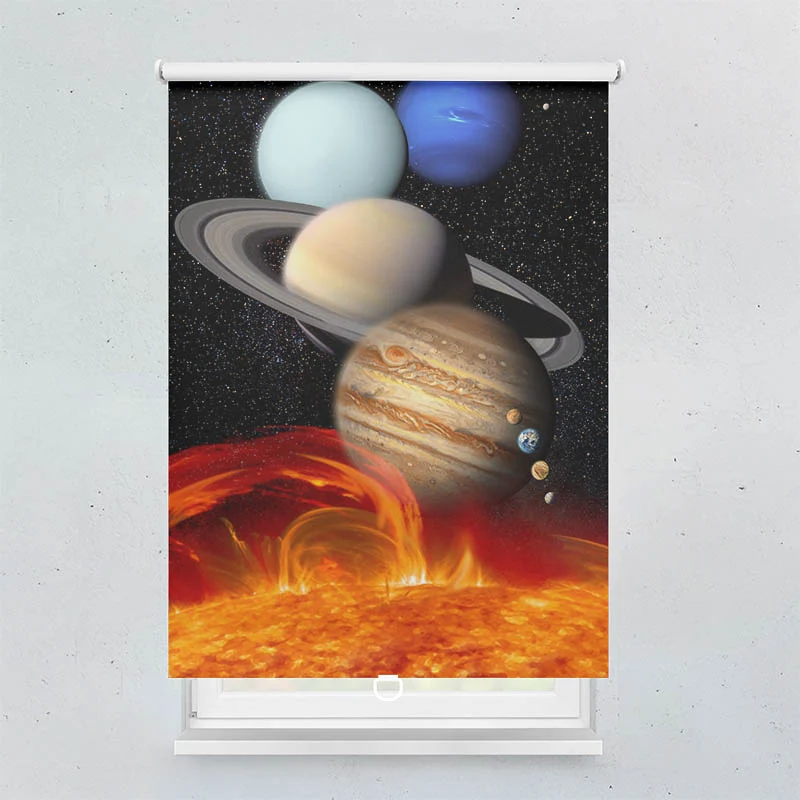 Springrollo Motiv "Planeten"