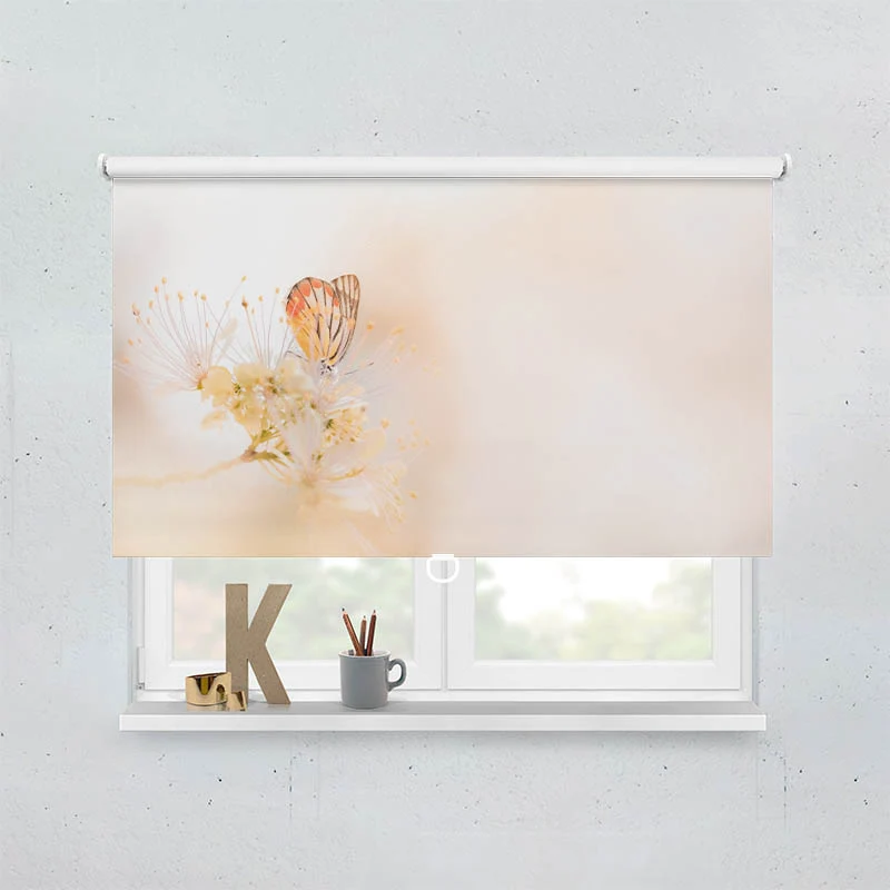 Springrollo Motiv "Schmetterling auf Bleute"