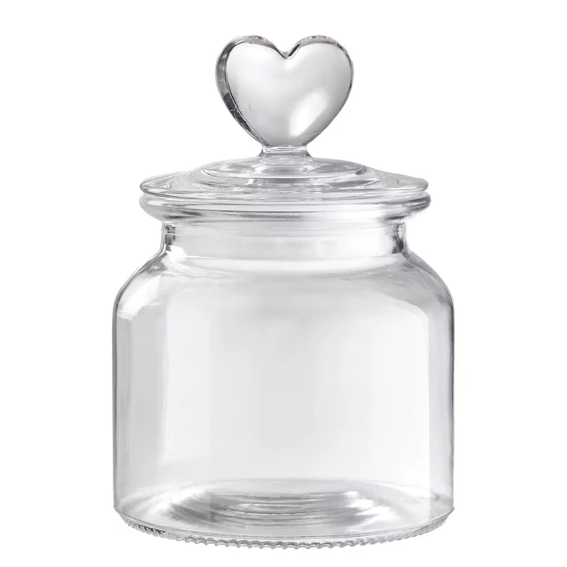 SWEET HEART Aufbewahrungsglas Herz 4er-Set