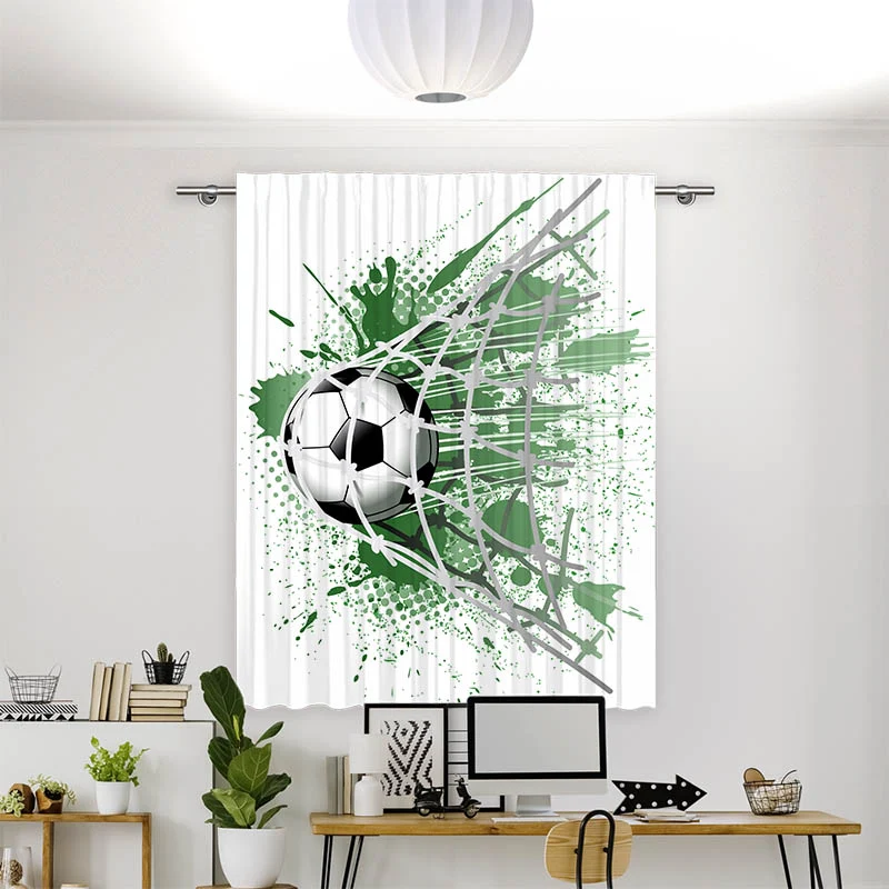 Vorhang Motiv "Fussball"