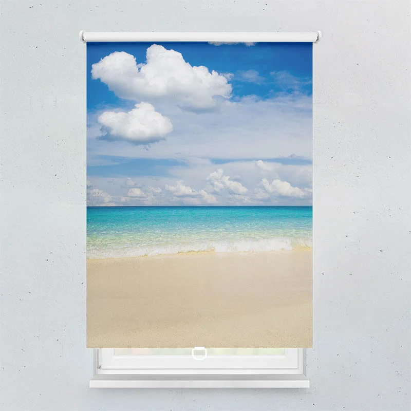 Springrollo Motiv "Meer Himmel Strand"