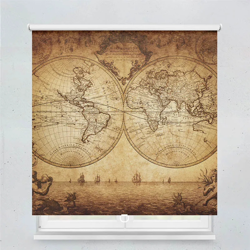 Springrollo Motiv "Vintage Map"