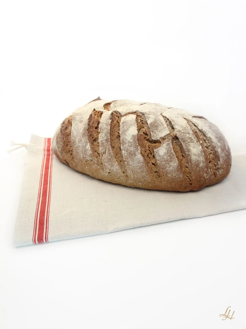 Brotbeutel Halbleinen