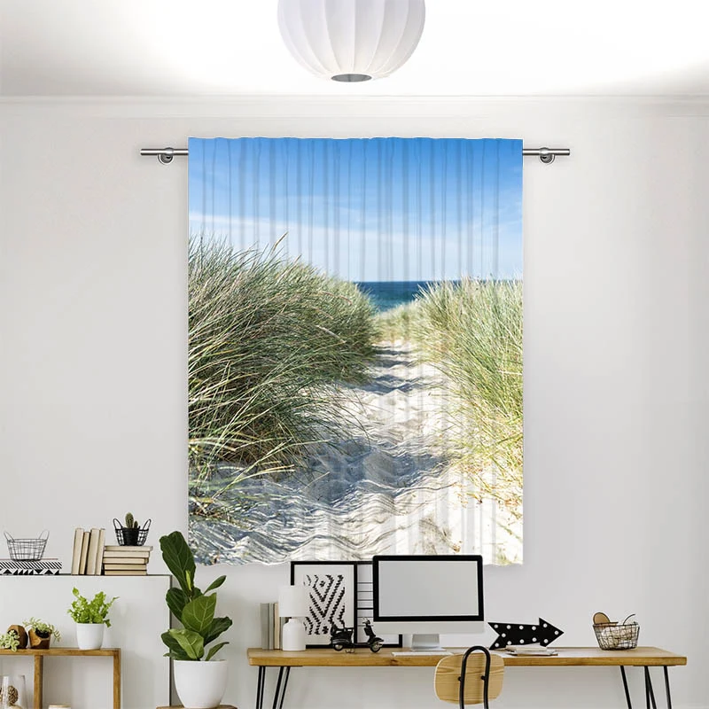 Vorhang Motiv "Duene Meer"