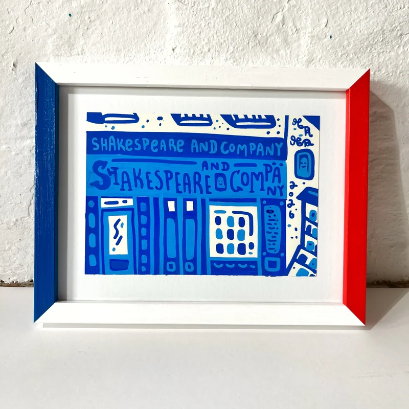 37 rue de la Bûcherie Paris, 25x19,5 cm