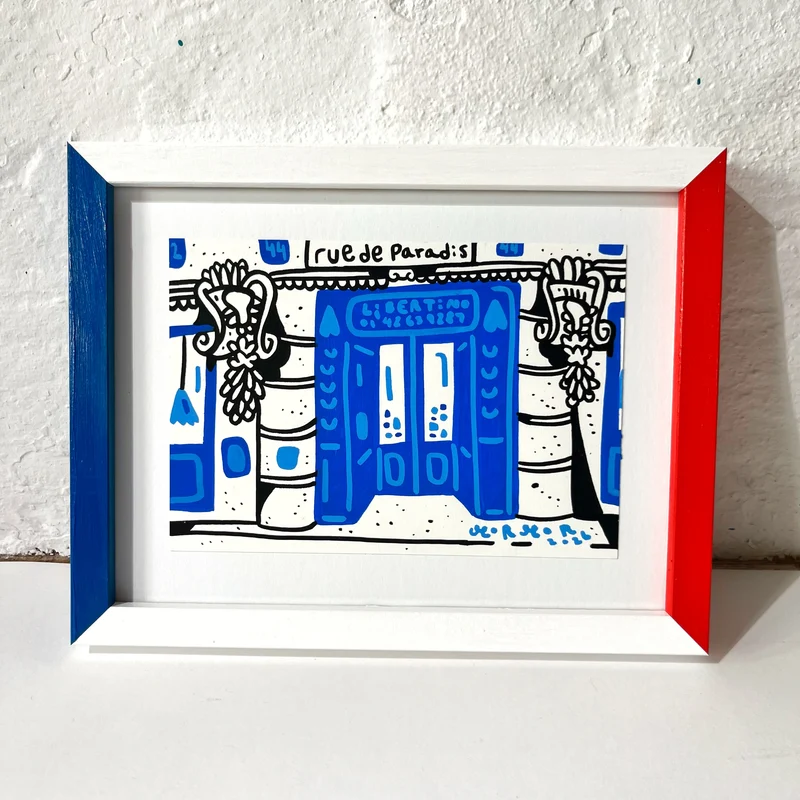 44 rue de Paradis Paris, 25x19,5 cm