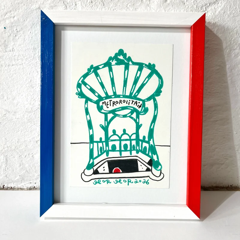 Metrorolitain Paris, 25x19,5 cm