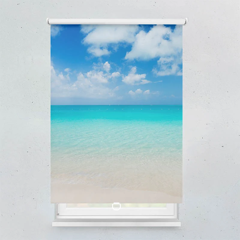 Springrollo Motiv "Meer Blauer Himmel"