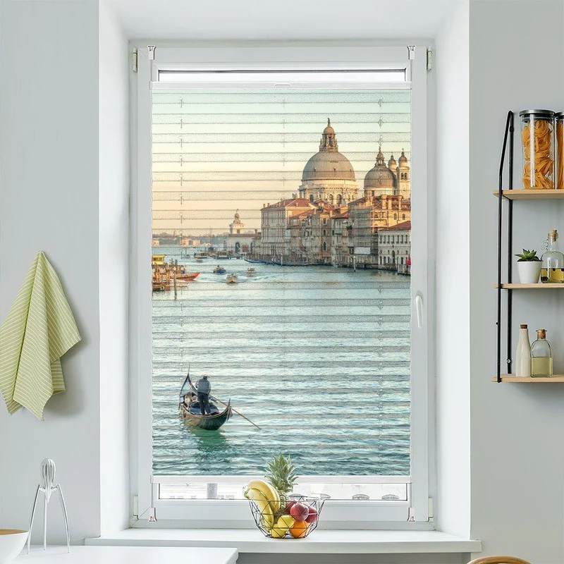 Wabenplissee Motiv "Venedig Canale Grande"