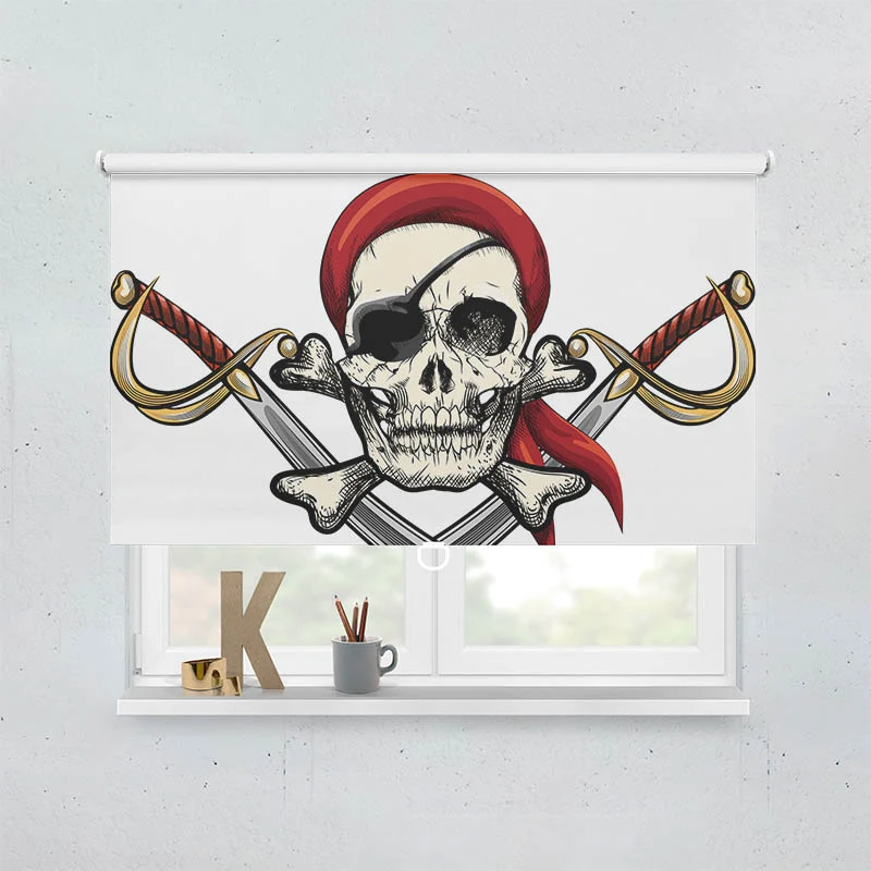 Springrollo Motiv "Totenkopf"