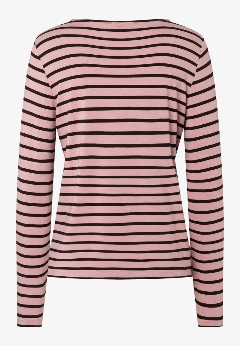 gestreiftes Langarmshirt