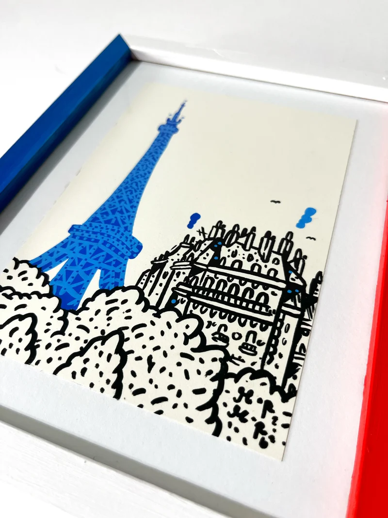 Rue de Grenelle Paris, 25x19,5 cm