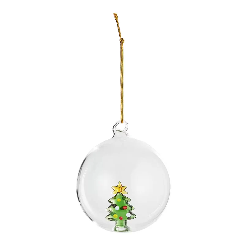 HANG ON Glaskugel Tannenbaum