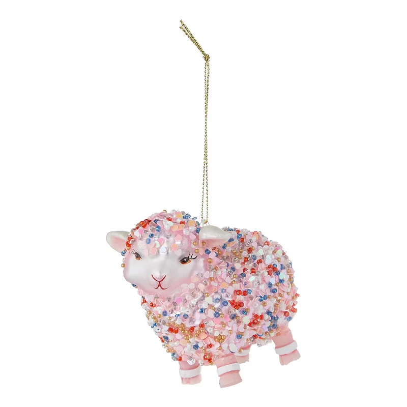 HANG ON Baumanhänger Lamm mit Perlen