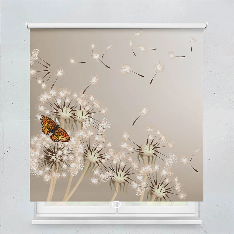 Springrollo Motiv "Pusteblume Schmetterling"