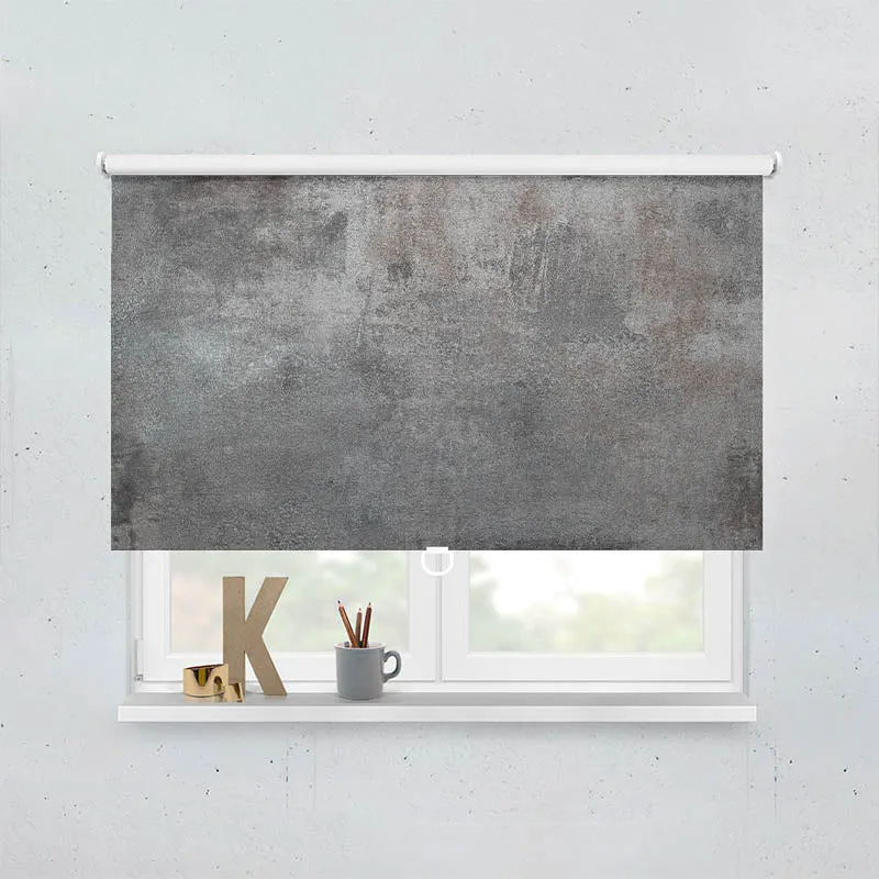 Springrollo Motiv "Beton Optik"