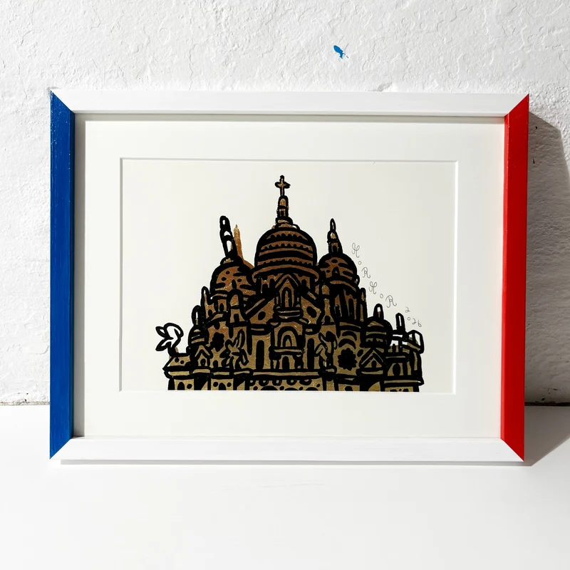 Montmartre Paris, 28x35 cm
