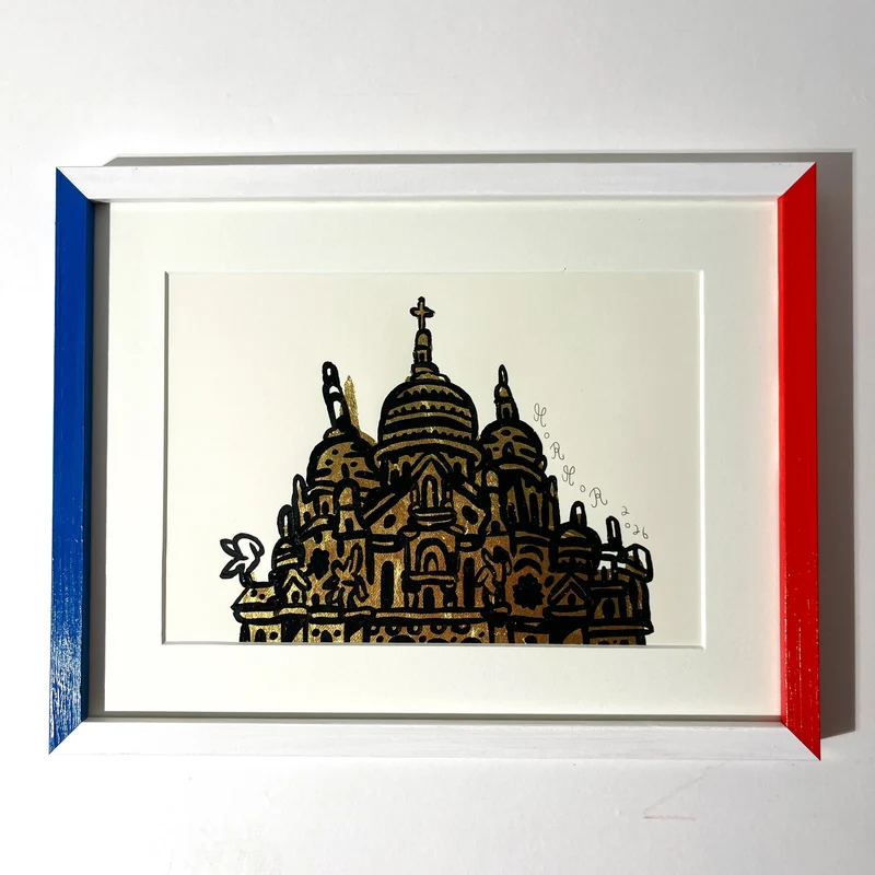 Montmartre Paris, 28x35 cm