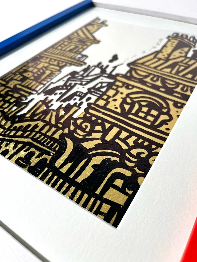 Paris, rue Yves Toudic - 35x28 cm