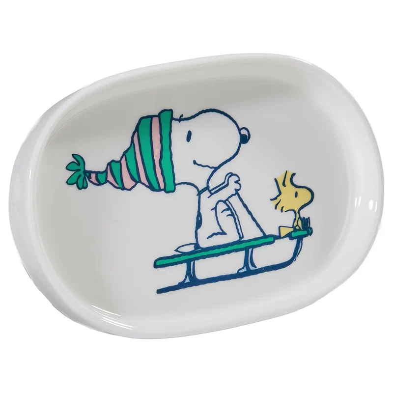 PEANUTS Schmuckteller Snoopy Schlitten