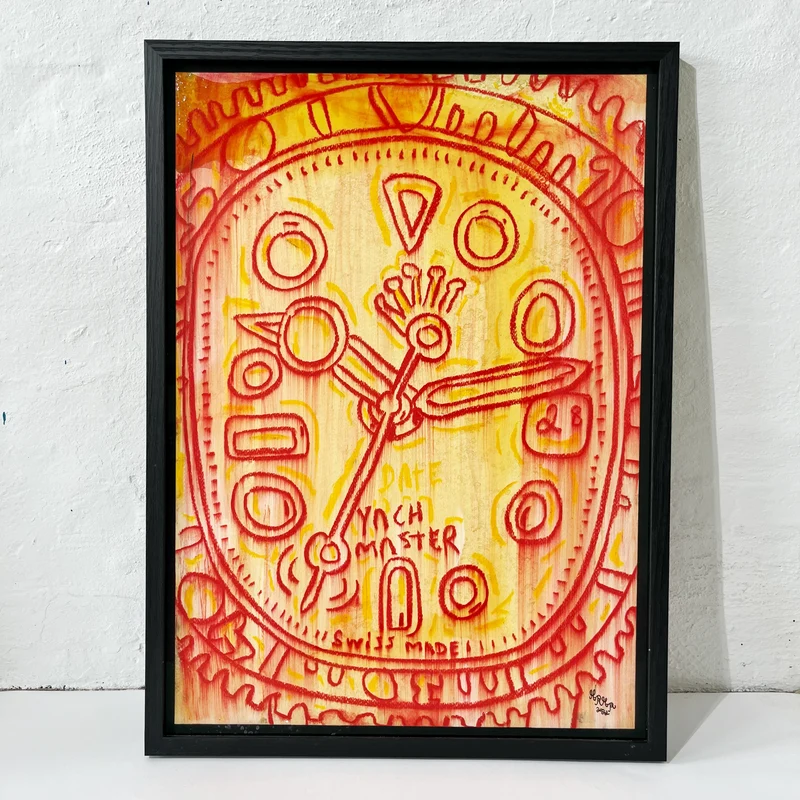 Tiden flyder - 76x55 cm