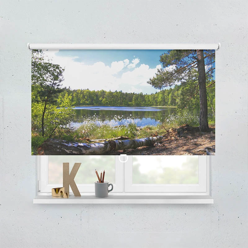 Springrollo Motiv "Waldsee Panorama"