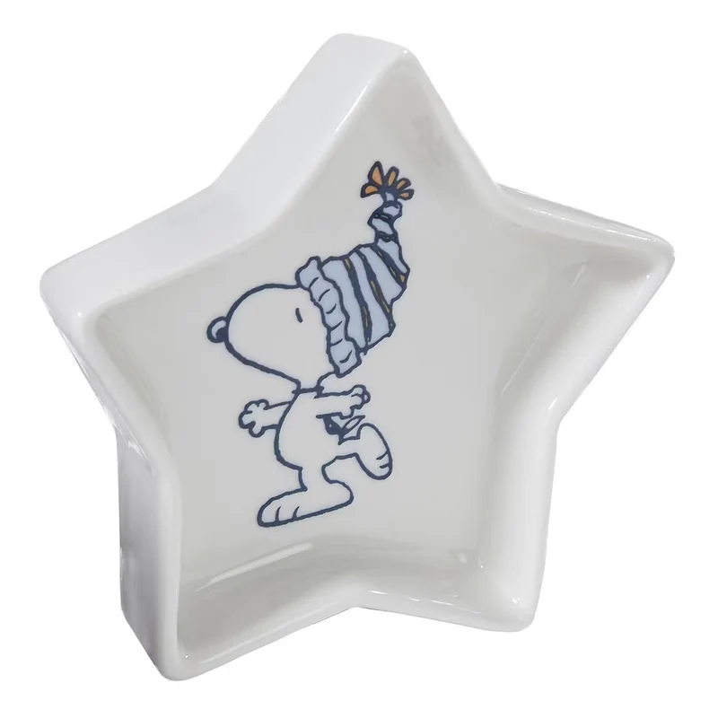 PEANUTS Schmuckteller Stern Snoopy Mütze